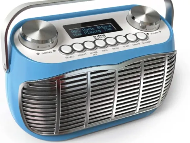 Detroit Retro DAB Radio by Audible Fidelity - Blue - SALE PRICE!!