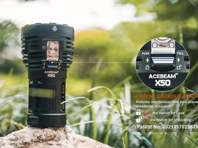 Acebeam X50 2.0 6500K PD Power Bank Flashlight